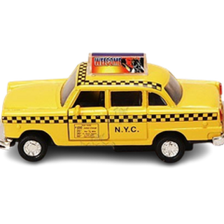 Taxi NYC Yellow Cab 9589NY