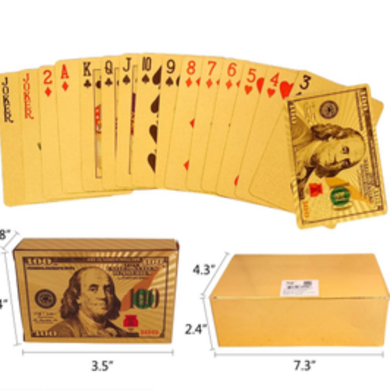 Gold Plate Playing cards 82245