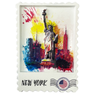 RESIN STAMP MAGNET NYC-M2067