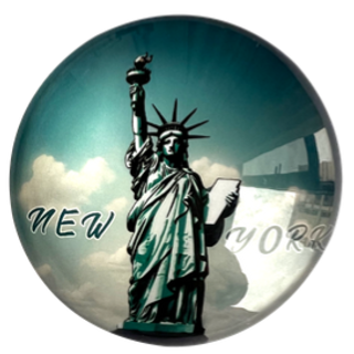 Glass Magnet NYC-M72