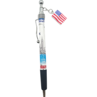 NY FLAG CHARM PEN P4