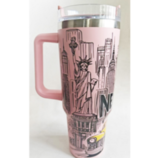 NY STANLY CUP WITH STRAW PINK ST02PK