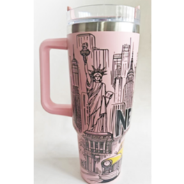 NY STANLY CUP WITH STRAW PINK ST02PK