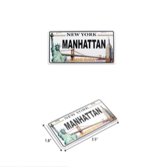 License plate Magnet Small (Manhattan) 377038