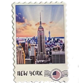 RESIN STAMP MAGNET NYC-M2031