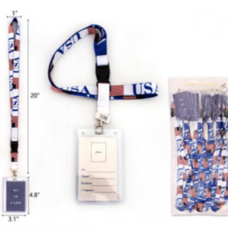 USA Landyard with ID Holder 83593