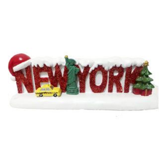 NY GLITTER ORNAMENT R8