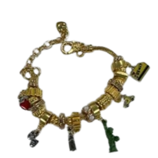 Gold Charm Bracelet 