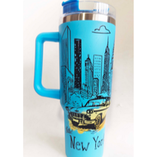 NY STANLY CUP WITH STRAW BLUE ST03BL
