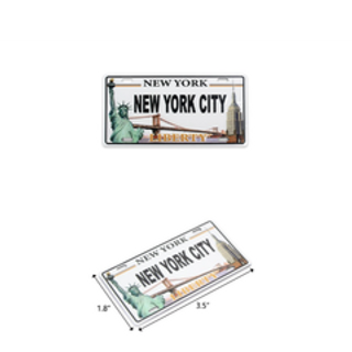 License plate Magnet Small (New York City) 377034
