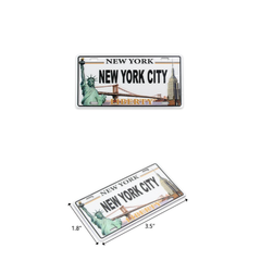 License plate Magnet Small (New York City) 377034