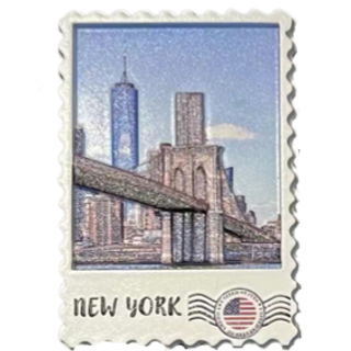 RESIN STAMP MAGNET NYC-M2032