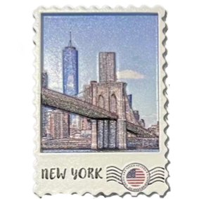 RESIN STAMP MAGNET NYC-M2032