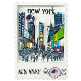 RESIN STAMP MAGNET NYC-M2068