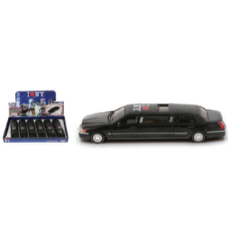 I Love NY Lincoln Limo Black 7001DK-ILNY