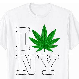 I Weed NY White
