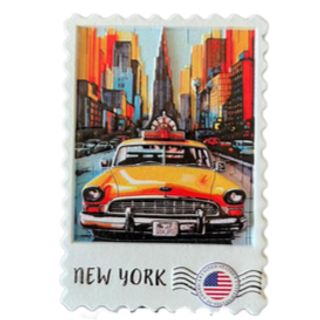 RESIN STAMP MAGNET NYC-M2036