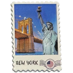 RESIN STAMP MAGNET NYC-M2035