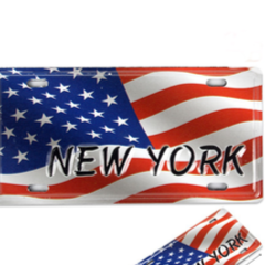 America Flag License plate 83800