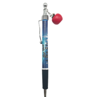NY APPLE CHARM PEN P2