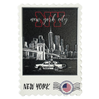 RESIN STAMP MAGNET NYC-M2065