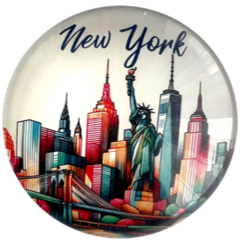 Glass Magnet NYC-M75