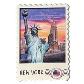 RESIN STAMP MAGNET NYC-M2030