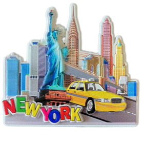PolyResin Magnet NYC-M2046