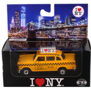 I Love New York Classic Taxi Cab 9589W-ILNY