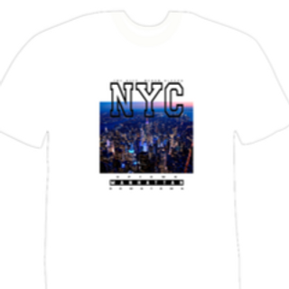 NYC Skyline White