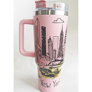 NY STANLY CUP WITH STRAW PINK  ST03PK