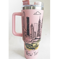 NY STANLY CUP WITH STRAW PINK  ST03PK