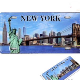 Brooklyn bridge License plate 83798