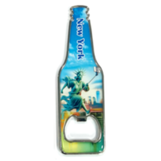 Metal Bottle Opener Magnet NYC-M2062