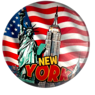 Glass Magnet NYC-M70