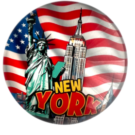 Glass Magnet NYC-M70
