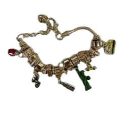 Rose Gold Charm Bracelet 
