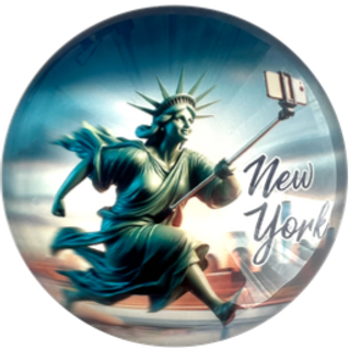 Glass Magnet NYC-M73