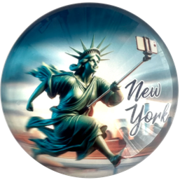 Glass Magnet NYC-M73