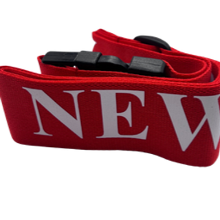 Red New York Luggage BELT D-LBELTR