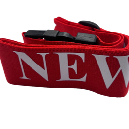 Red New York Luggage BELT D-LBELTR