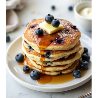 Blueberry Protein Pancakes