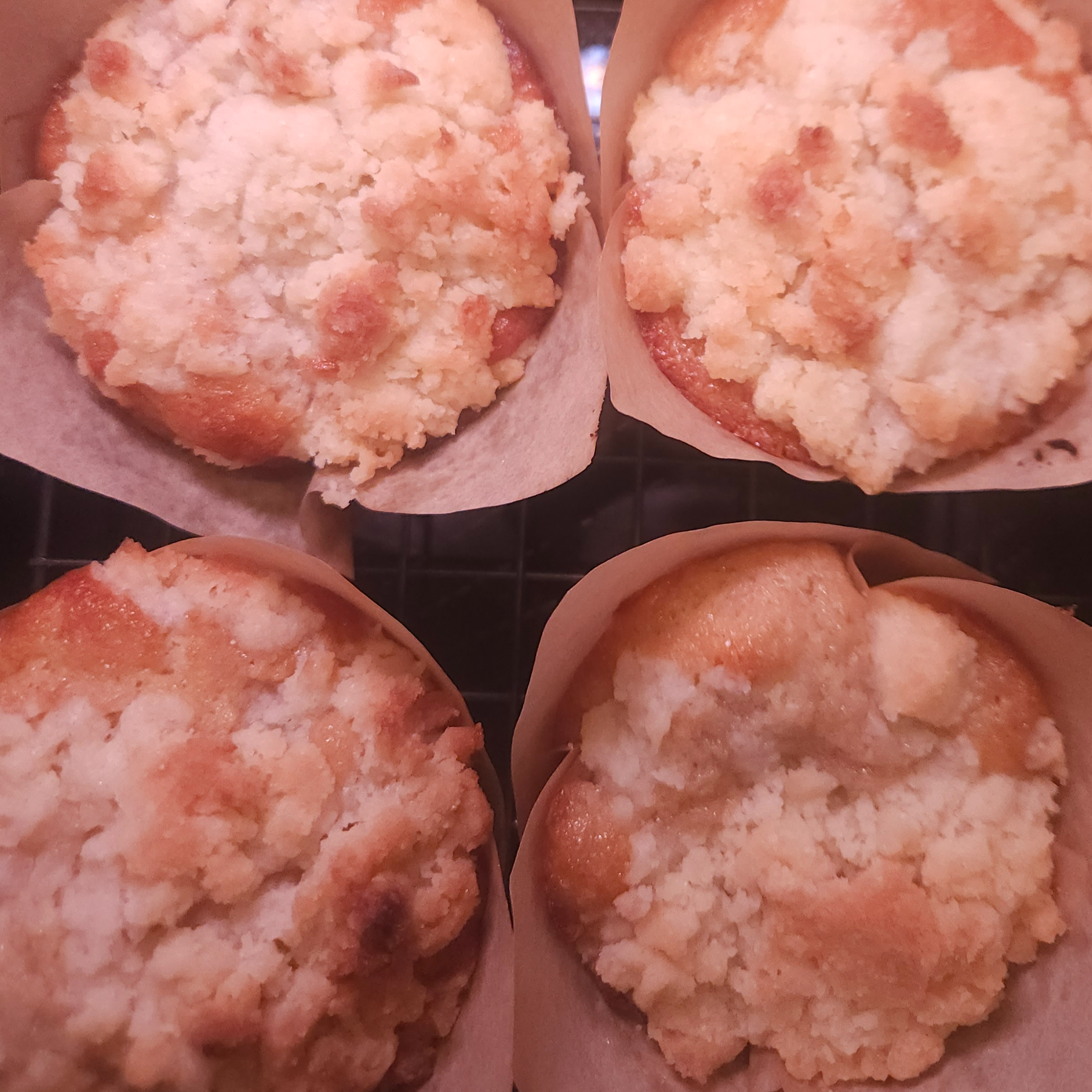 Strawberry Buttermilk Sourdough Muffins