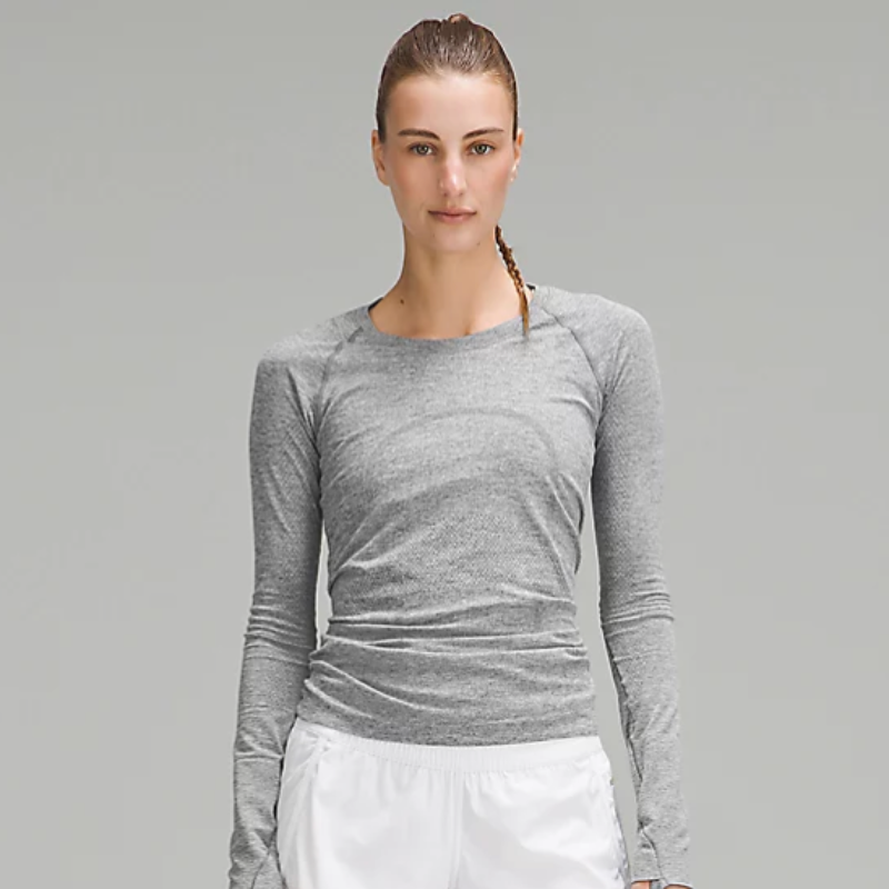 Swiftly Tech Long-Sleeve Shirt 2.0 *Hip Length - Grey