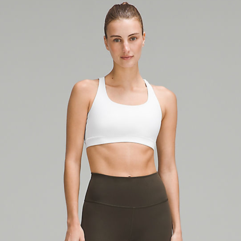 lululemon Energy Bra *Medium Support, B–D Cups - White