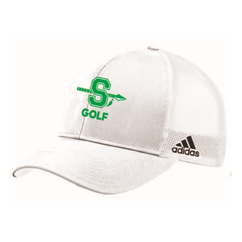 Adidas Adjustable Mesh Hat- White Main Image