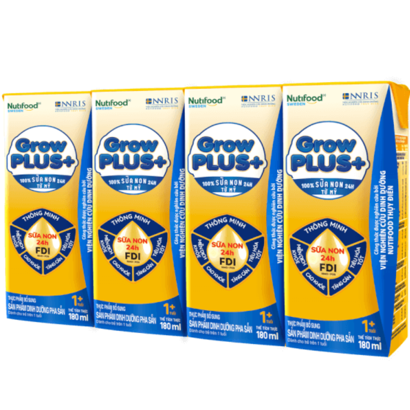 GrowPlus+ SBPS Vàng - Lốc 180ml