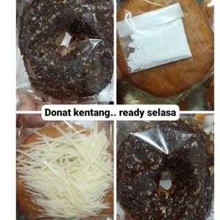 Donat Gula Putih, Coklat atau Keju