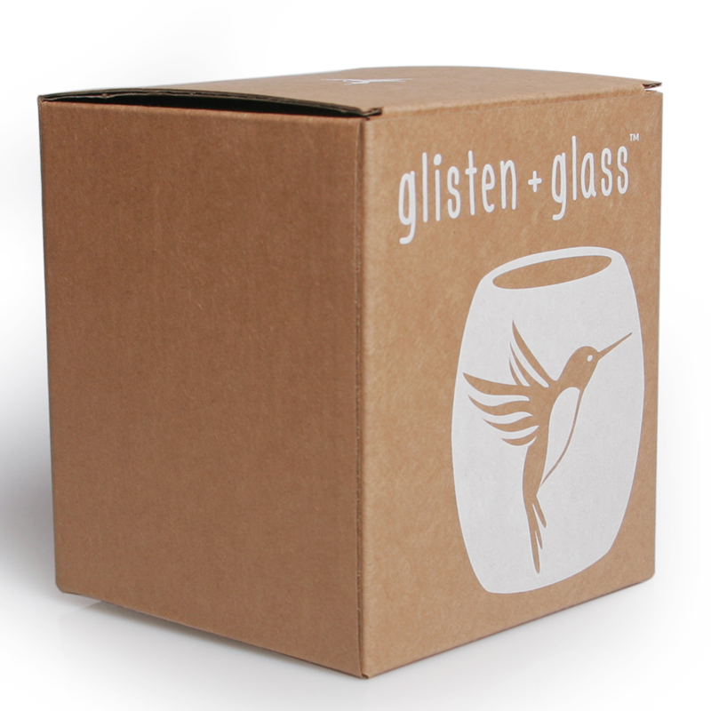 Glisten + Glass Candle -- Snow