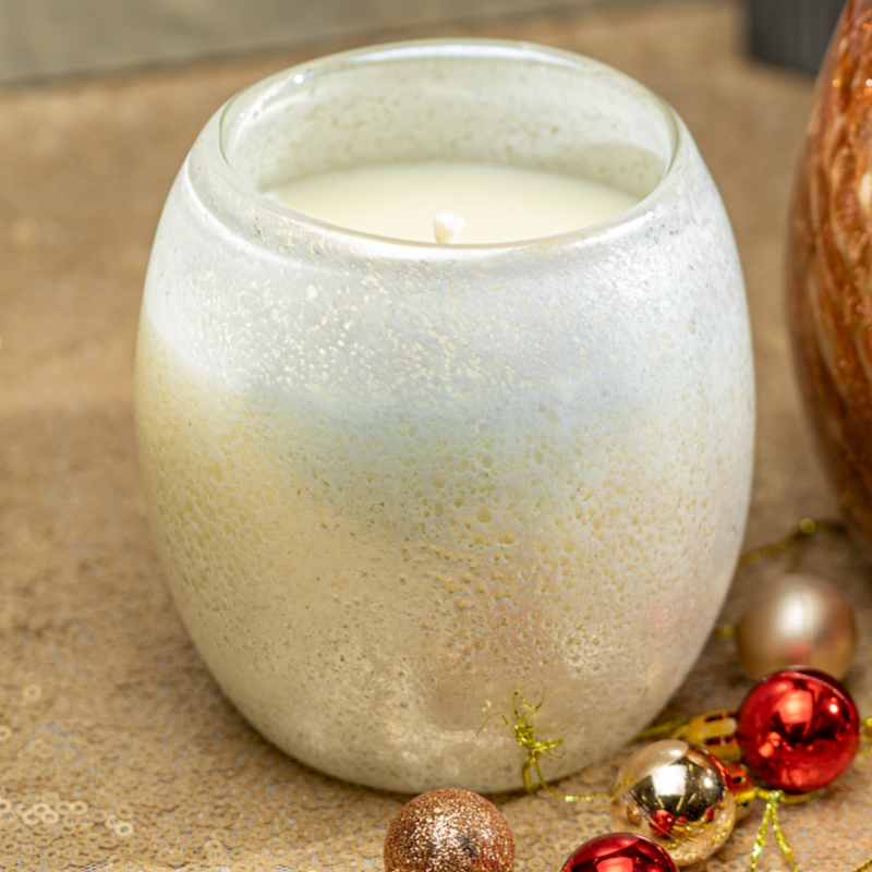 Glisten + Glass Candle -- Snow